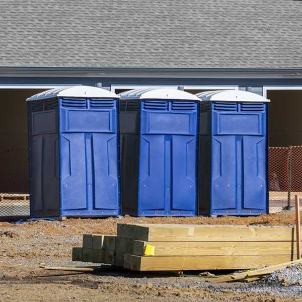 what is the cost difference between standard and deluxe portable restroom rentals in East Randolph VT